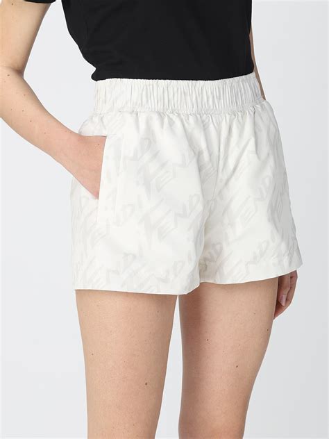 fendi shorts white